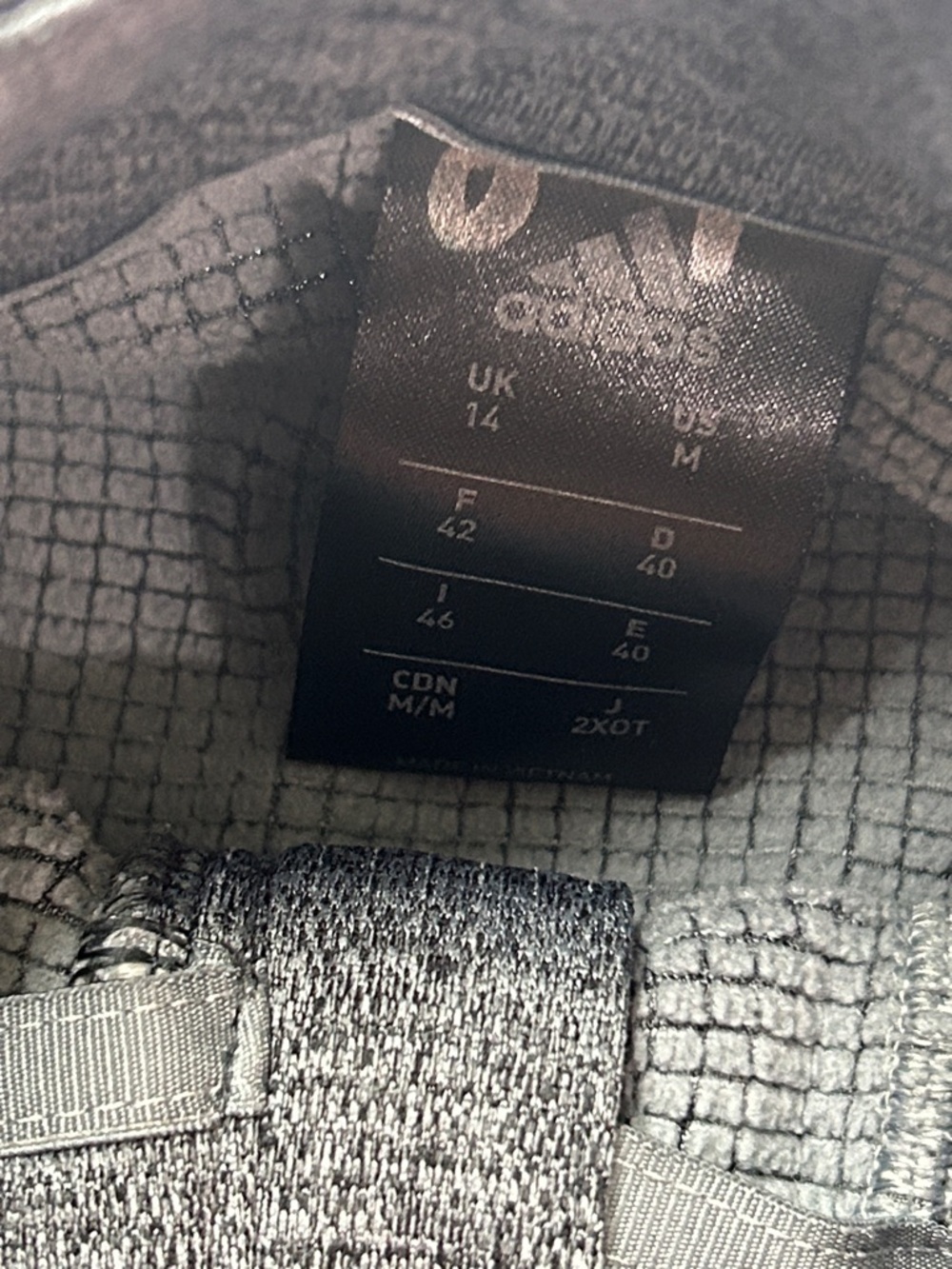 adidas Heather Gray Quarter-Zip Pullover - Picture 4 of 4